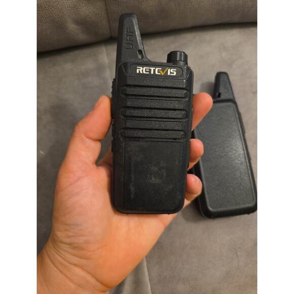 Retevis RETC 15- RT22 Two-Way UHF Hand-Held Mobile Radio Walkie-Talkie Used - Picture 12 of 12